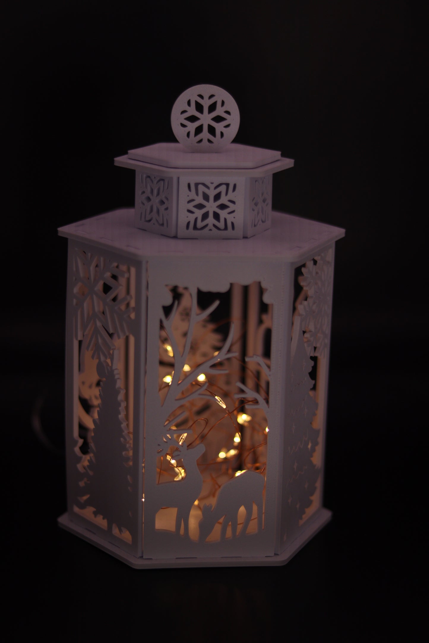 Weihnachtslaterne „Winterwald“
